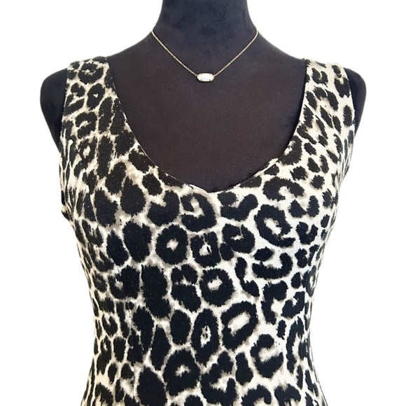 Necessary Objects Woman’s Small Cheetah Print Sleeveless Mini dress - Picture 2 of 9